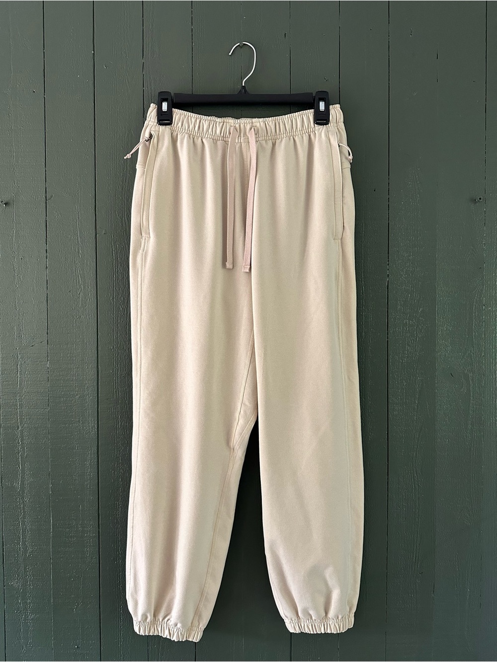 REI Men's Jogger Sweatpants in Light Khaki